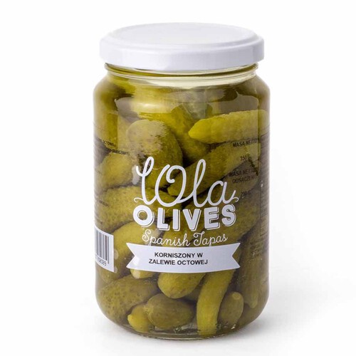 Korniszony w occie winnym Lola Olives 200 g