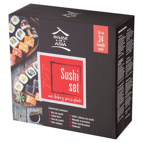 Zestaw sushi na dobry początek na 34 kawałki House of Asia 1 sztuka