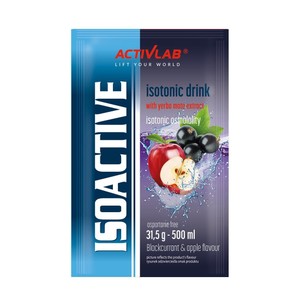 Izotonik IsoActive - czarna porzeczka z jabłkiem  ACTIVLAB 31.5 g
