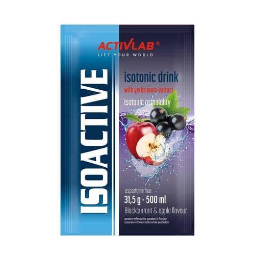 Isoactive - czarna porzeczka z jabłkiem (saszetka 31.50 g) ACTIVLAB 31.5 g