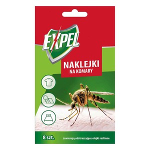 Naklejki na komary EXPEL 8 sztuk