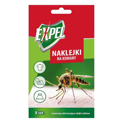 Naklejki na komary EXPEL 8 sztuk