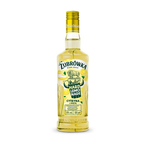 Wódka smakowa Hard Lemonade Cytryna z Miętą alk. 18,0% obj. Żubrówka 500 ml