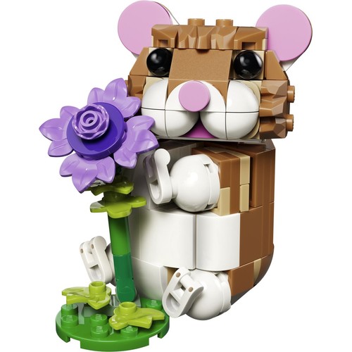 Creator 3 w 1 Uroczy chomik z kwiatkiem dla dzieci 31376 LEGO  1 sztuka
