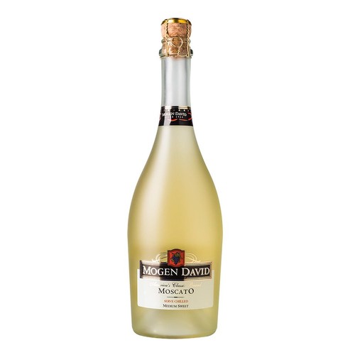 Wino amerykańskie musujące białe półsłodkie Moscato alk. 10,0% obj. Mogen David 750 ml
