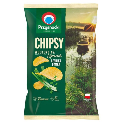 Chipsy o smaku cebulki dymki Przysnacki 130 g