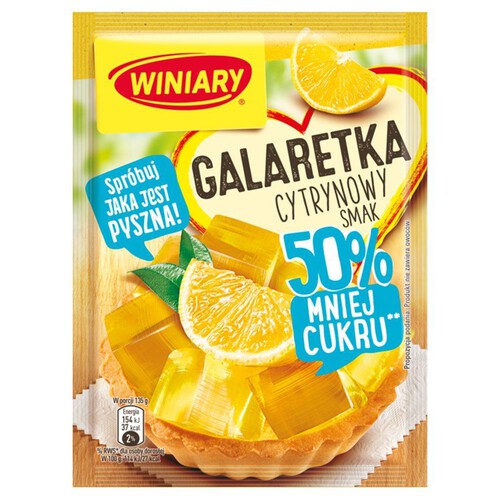 Galaretka o smaku cytrynowym Winiary 39 g