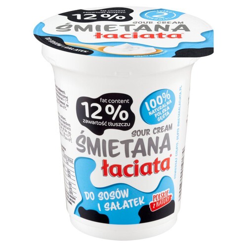 Śmietana 12% Łaciata 330 g