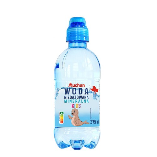 Naturalna woda mineralna Sudety + niegazowana  Auchan 375 ml
