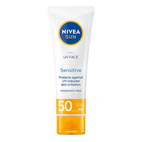 Sensitive Krem do twarzy skóra wrażliwa SPF 50 Nivea Sun 50 ml