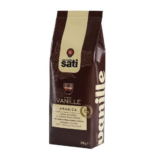 Kawa mielona o smaku waniliowym   Cafe Sati 250 g