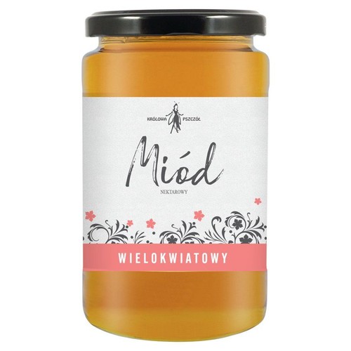 Miód wielokwiatowy pszczeli nektarowy Królowa Pszczół 1 kg