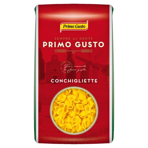 Muszelki Makaron ze 100% semoliny pszenicy durum Primo Gusto 500 g