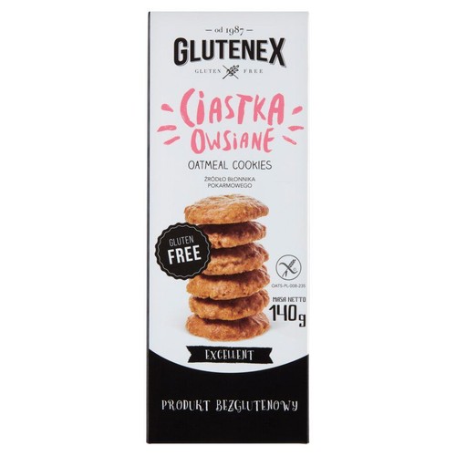 Ciastka owsiane GLUTENEX 140 g