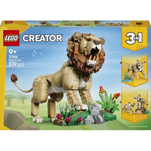 Creator 3 w 1 Dzikie zwierzęta: Dumny lew 31386 LEGO 1 sztuka