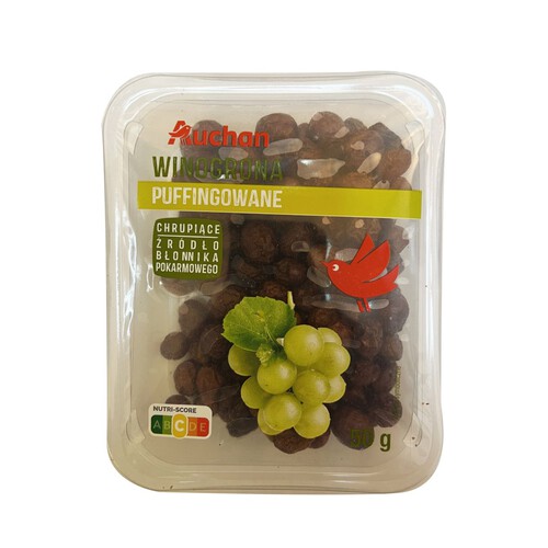 Winogrona puffingowane Auchan 50 g