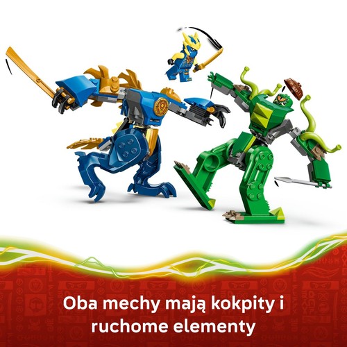 Zabawka NINJAGO® Bitwa w smoczym mechu Jaya 71853 LEGO 1 sztuka