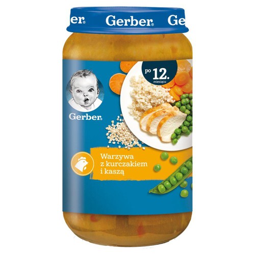 Warzywa z kurczakiem i kaszą Gerber 250 g