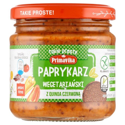 Paprykarz wegetariański z czerwoną quinoa  Primavika 160 g