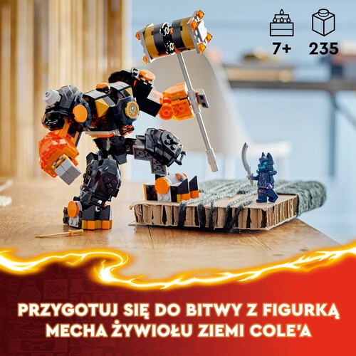 NINJAGO® Mech żywiołu ziemi Cole’a 71806 LEGO zestaw