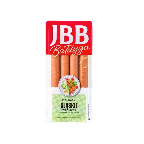 Kiełbaski śląskie wieprzowe JBB 190 g