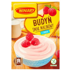 Budyń o smaku malinowym z cukrem Winiary 60 g