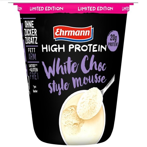High Protein Mus biała czekolada Ehrmann 200 g