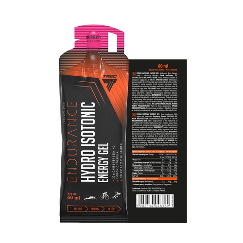 Edurance hydro isotonic energy gel malinowy Trec 60 ml