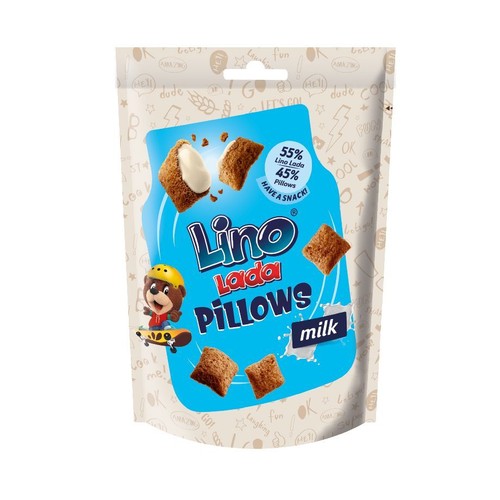 Poduszki zbożowe mleczne Lino Lada 80 g