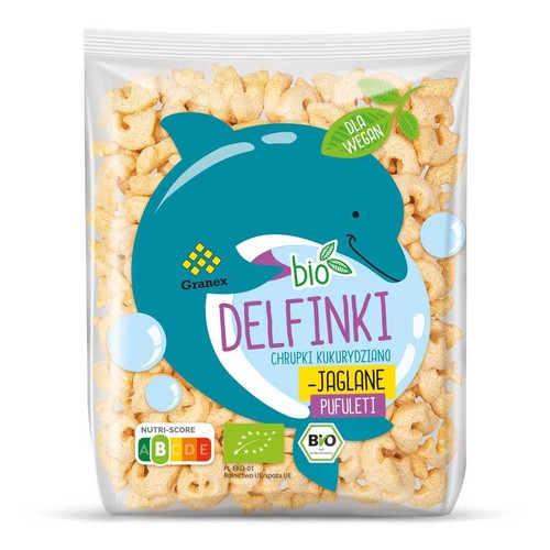 BIO Delfinki Chrupki kukurydziano - jaglane   Granex 80 g