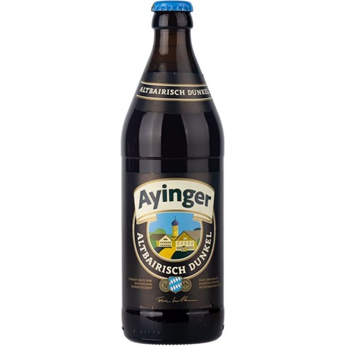 Piwo niemieckie dark lager Altbairisch Dunkel alk. 5,0% obj. Ayinger 500 ml