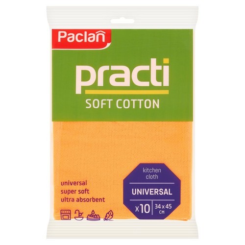 Ściereczka Practi Soft Cotton 34 x 45 cm Paclan 10 sztuk
