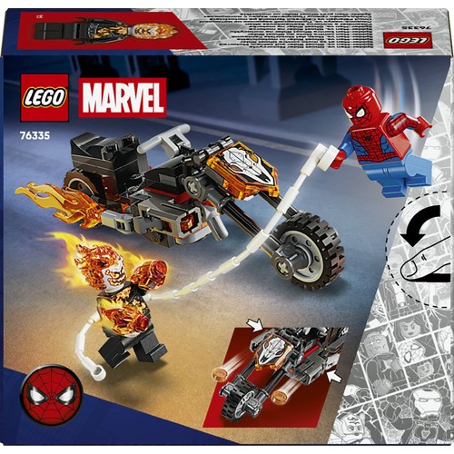 Marvel Spider-Man kontra Ghost Rider na motocyklu 76335 LEGO 1 sztuka