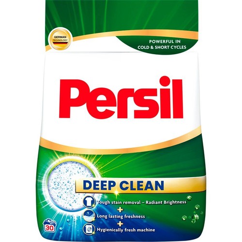 Proszek do prania Persil Deep Clean z niemiecką technologią. 30 prań. Usuwa trudne plamy, zapewnia długotrwałą świeżość.