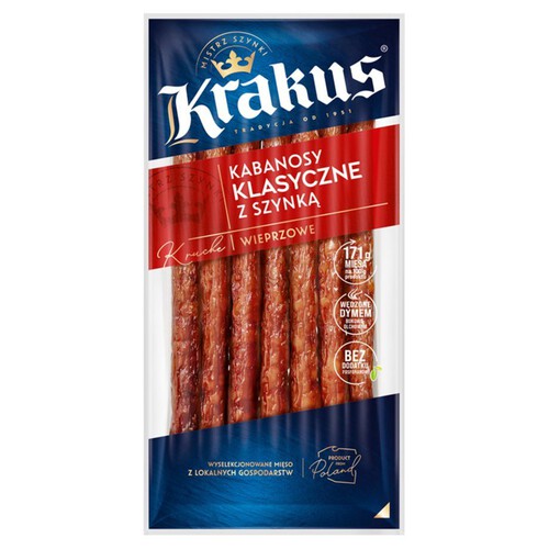 Kabanosy wieprzowe Krakus 180 g