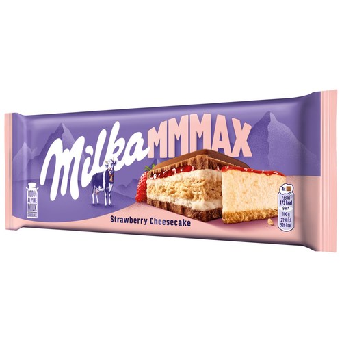 Czekolada mleczna Strawberry Cheesecake Milka 300 g
