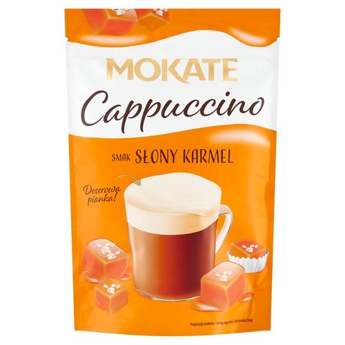 Cappuccino o smaku słonego karmelu Mokate 110 g