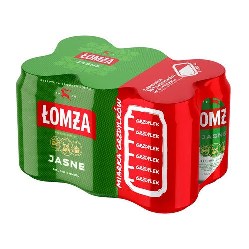 Piwo jasne alk. 5,7% obj. Łomża 6 x 330 ml