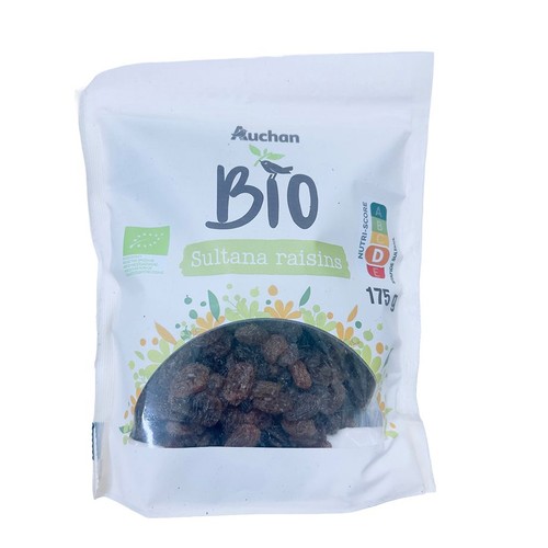 BIO Rodzynki sułatańskie Auchan 175 g