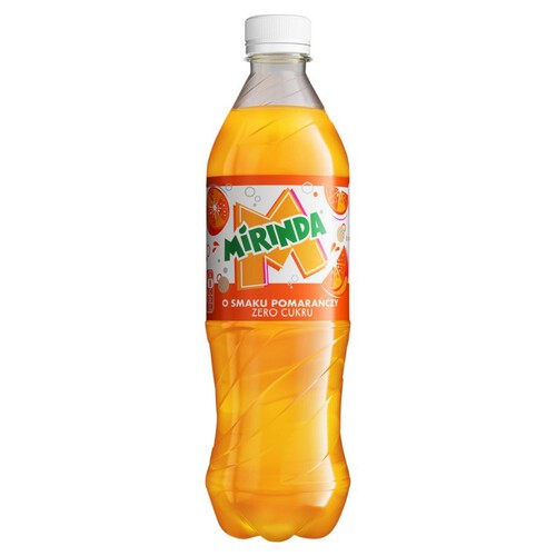 Napój gazowany o smaku pomarańczowym   Mirinda Zero Cukru  500 ml