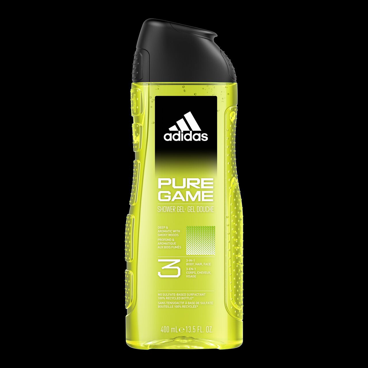 Żel pod prysznic Pure Game 3w1 Adidas 400 ml
