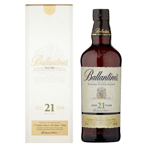 Whisky blended Scotch 21YO alk.40,0% obj. Ballantines 700 ml