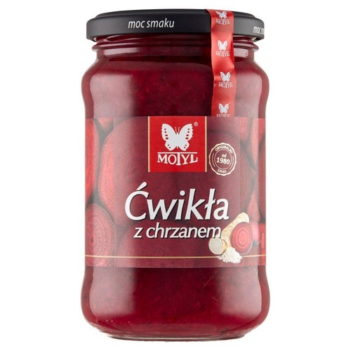 Ćwikła z chrzanem Motyl 350 g 