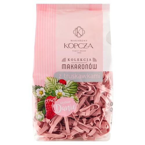 Makaron Tagliatelle z truskawkami  Makarony Kopcza 250 g