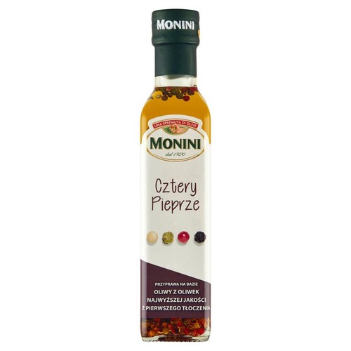 Oliwa z oliwek Extra Virgin o smaku czterech pieprzy Monini 250 ml