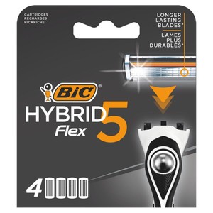 Wkłady do maszynki Hybrid Flex 5 BIC 4 sztuki