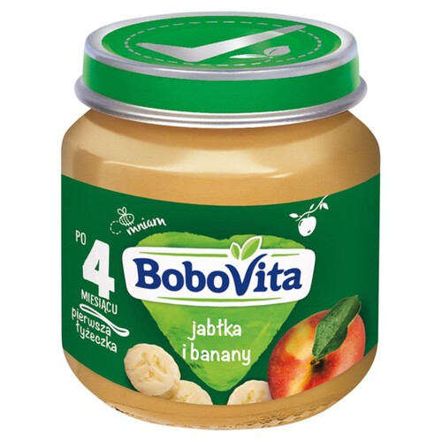 Przecier jabłka i banany po  4 miesiącu BoboVita 125 g