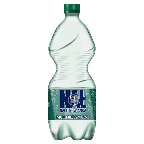 Woda mineralna mocniejszy gaz Nałęczowianka 1 l
