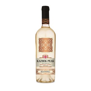 Wino gruzińskie białe półwytrawne Rkatsiteli alk. 11,5% obj. Kazbek Peak 750 ml
