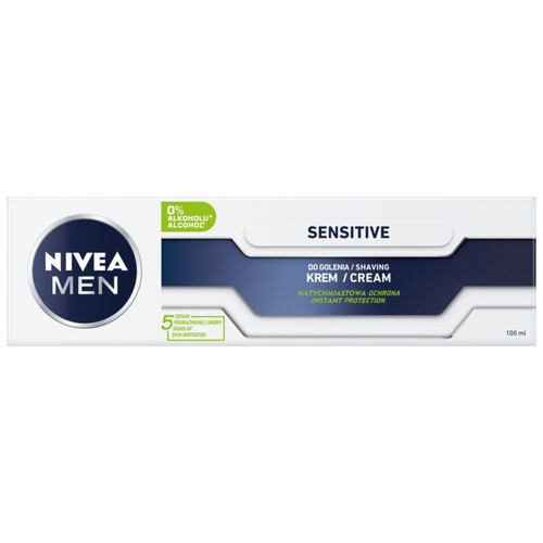 Łagodzący krem do golenia Sensitive NIVEA 100 ml